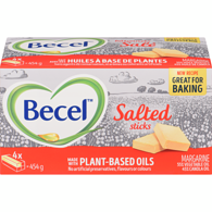 Becel Margarine Salted Plant-Based Sticks 454 g