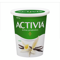 Activia Yogurt With Probiotics, Vanilla Flavour 650 g