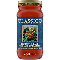 ClassicoTomato & Basil Spaghetti Pasta Sauce650 ml