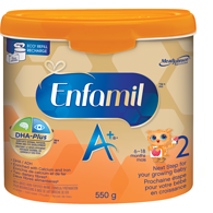 Enfamil A+ 2 Baby Formula, Powder Tub 550 g